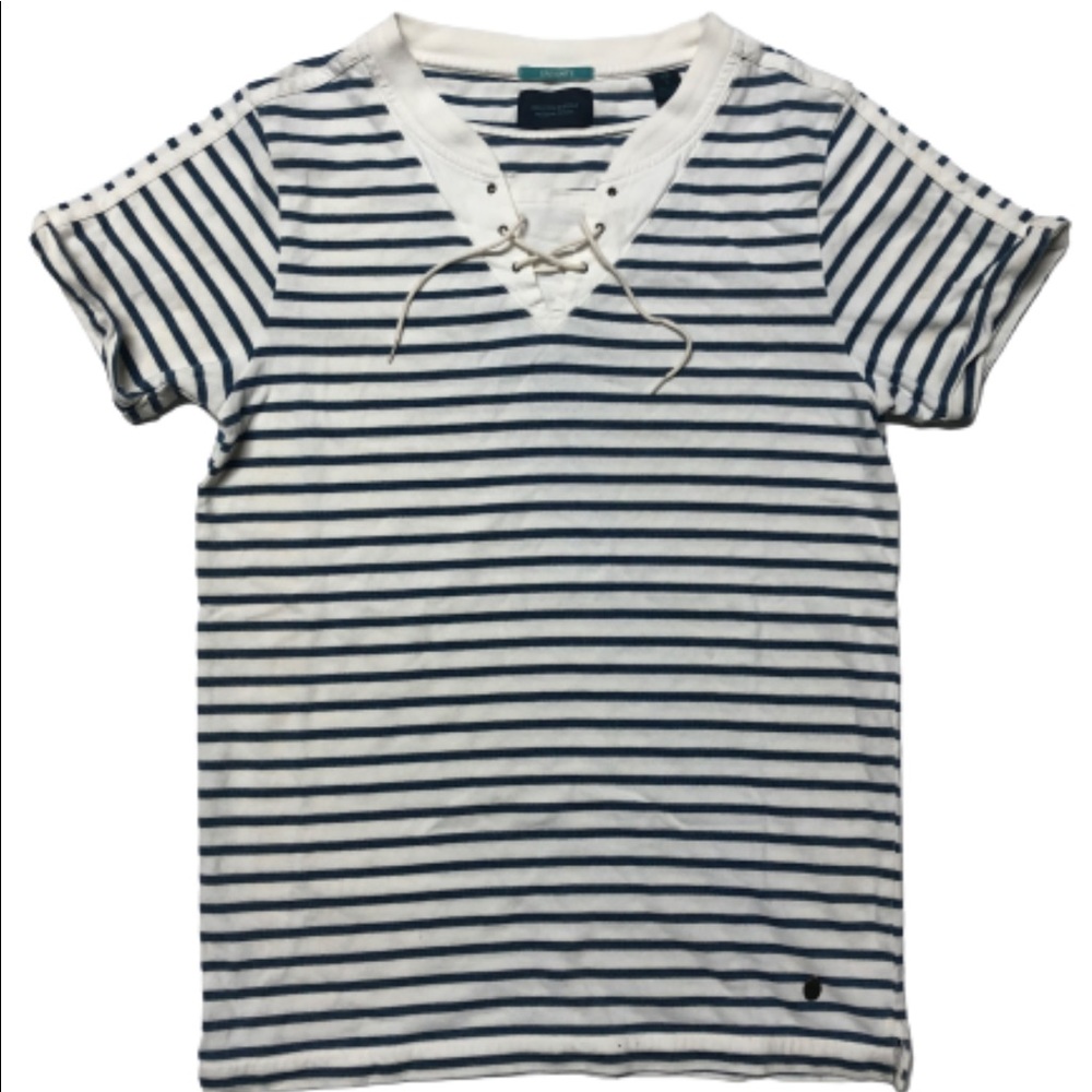 Scotch & Soda Amsterdam couture striped shirt